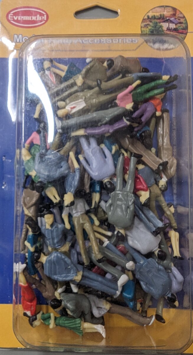 Evemodel X0029L75Q1 HO Assortment of Townspeople