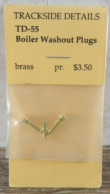 Trackside Details TD-55 G Boiler Washout Plugs Brass