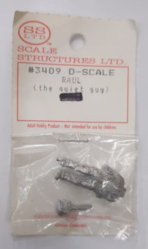 SS LTD 3409 O Scale Raul The Quiet Guy Metal Kit