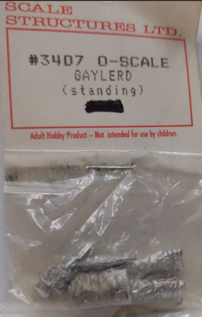 Scale Structures 3407 O Scale Gaylerd (Standing) Metal Kit