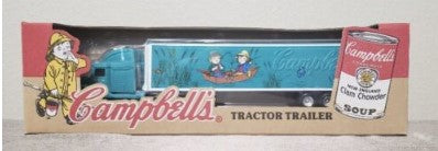 Ertl T623 1:64 Teal Green Campbell's Soup Tractor Trailer
