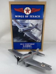 Ertl 1234-A 1:43 Wings of Texaco 2nd in Series 1932 Northrop Gamma Coin Bank