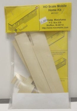NuComp Miniatures H1007 HO Scale Mobile Home Building Kit