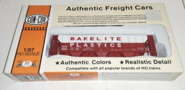 Con-Cor 0001-009525 HO Bakelite Plastics PS-2 Covered Hopper Kit