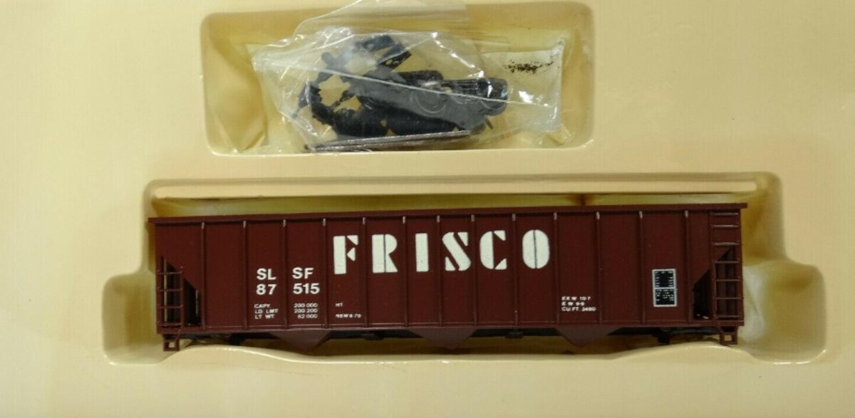 Con-Cor 0001-009313 HO Frisco 100 Ton 12P Coal Hopper Kit