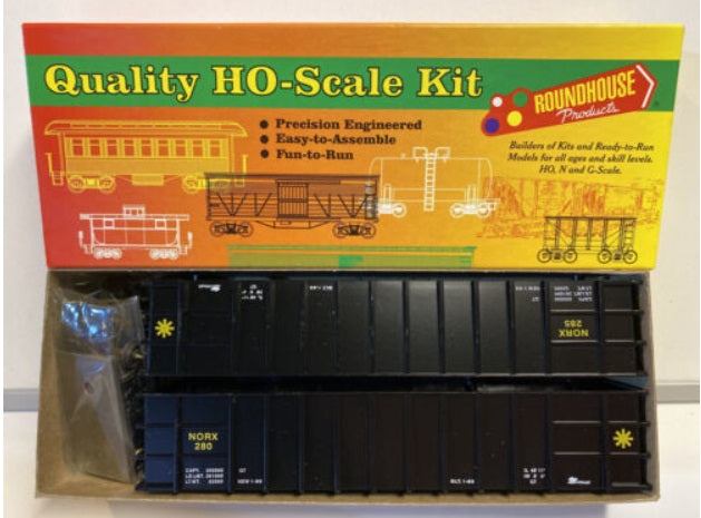 Roundhouse 16411 HO NORX Public ServiceThrall Hi-Side Gondola Car Kit (Box of 2)