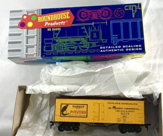 Roundhouse 3075 HO O/T Billboard Parrot Potatoes Reefer Kit