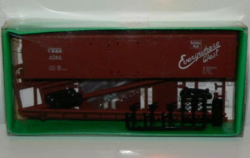 Bowser 3-1728 HO Chicago Burlington & Quincy 50' Double Door Boxcar Kit