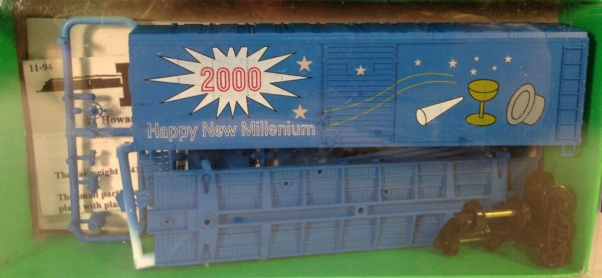 Bowser 3-1175 HO Millenium 2000 40' Box Car Kit