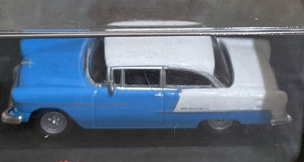 High Speed 87KFB268 1:87 Blue & White 1955 Chevy Bel Air Hard Top