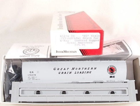 InterMountain 40204-20 HO Great Northern Cylindrical Grain Car 4-Bay Hopper Kit