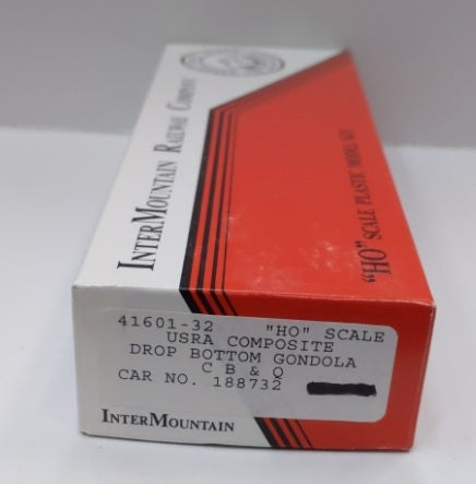 InterMountain 41601-32 HO Chicago Burlington & Quincy Gondola # 188732 Kit