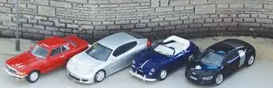 Piko 55737 HO Diecast Set of Cars (Set of 4)