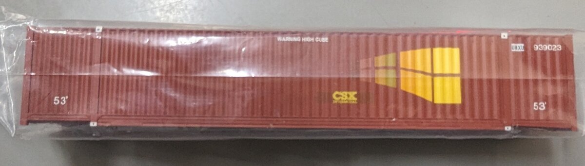 JTC Model Trains 535017 N CSX ex-STAX Intermodal 53' High Cube 6-42-6 Container