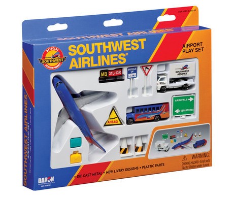 Daron Worldwide Trading RT8181 1:87 Southwest Airlines Airport Play Set