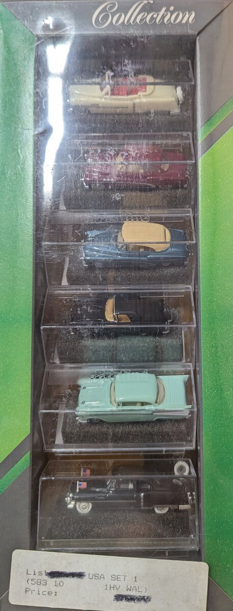 Praline 58310 1:87 USA Classic Car Collection Series 1 (Pack of 6)