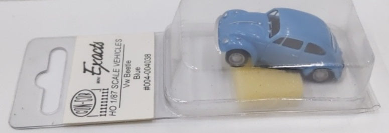 Con-Cor 0004-004038 HO MiniExacts Blue VW Beetle