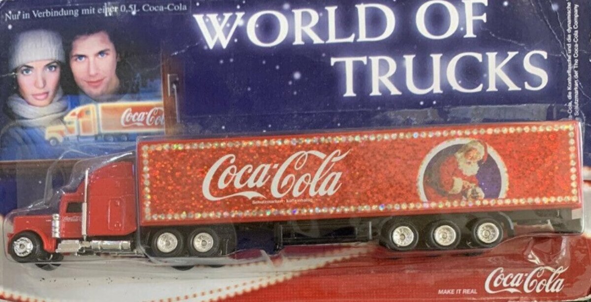 Hermey GmbH & Co. D-22397 HO Scale Coca-Cola Christmas Truck Trailer