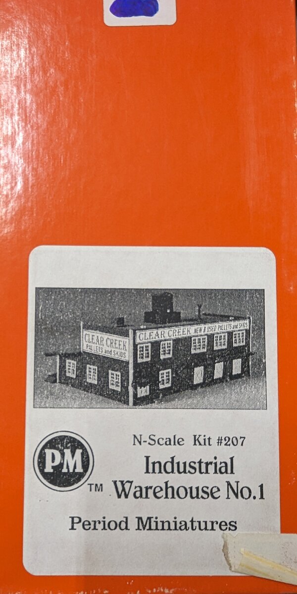 Period Miniatures 207 N Scale Industrial Warehouse No.1 Building Kit