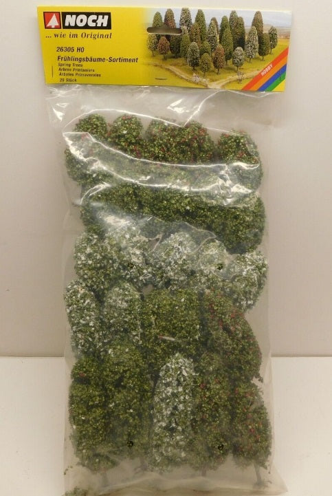 Noch 26305 HO Scale Spring Trees (Bag of 25)