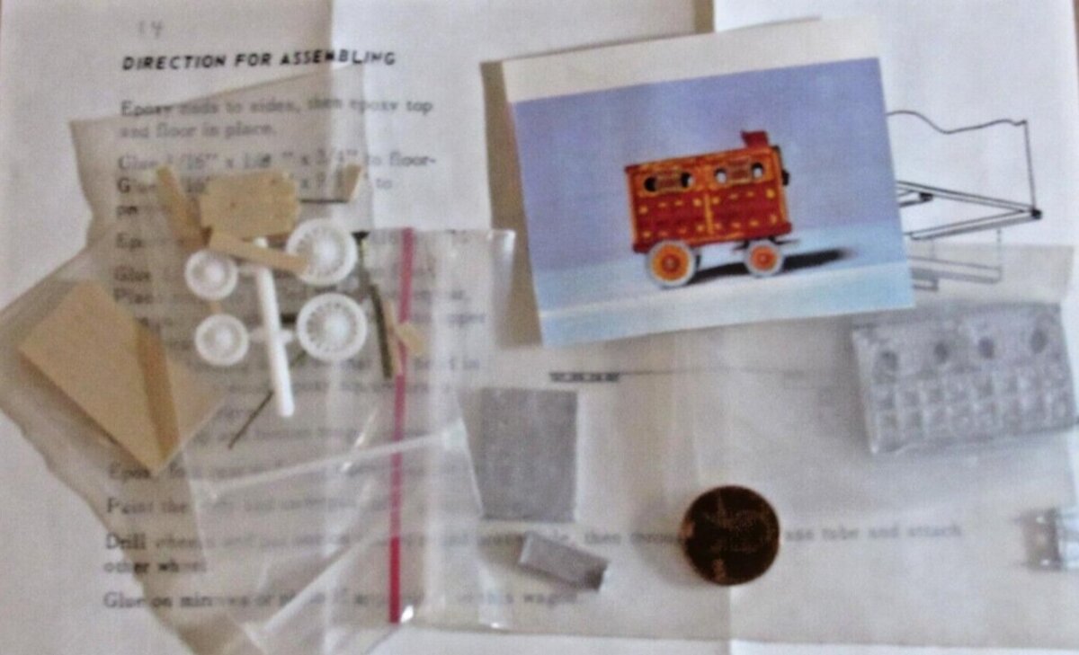 CTM 14 HO Ken Maynard Air Caliope Wagon Kit