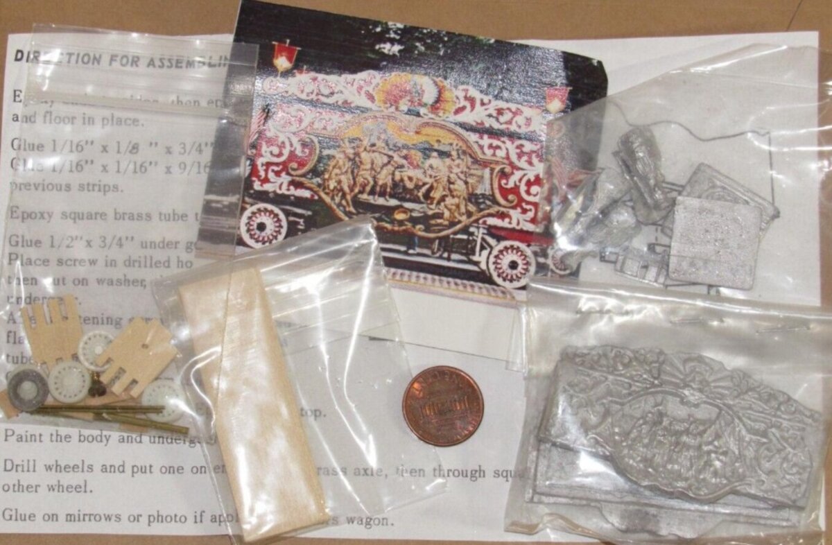 CTM 83 Pawnee Bill Wagon Parade Circus Wagon Limited Run Kit