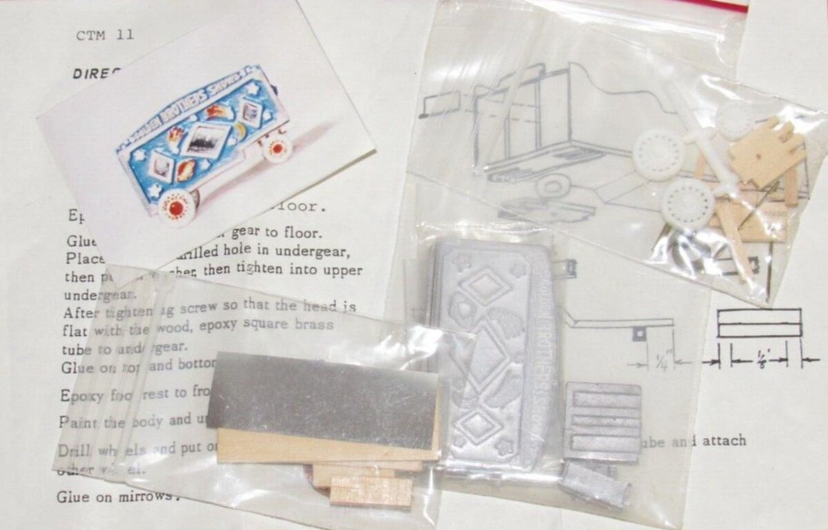 CTM 11 HO Scale Golden Bros Circus Parade Wagon Kit