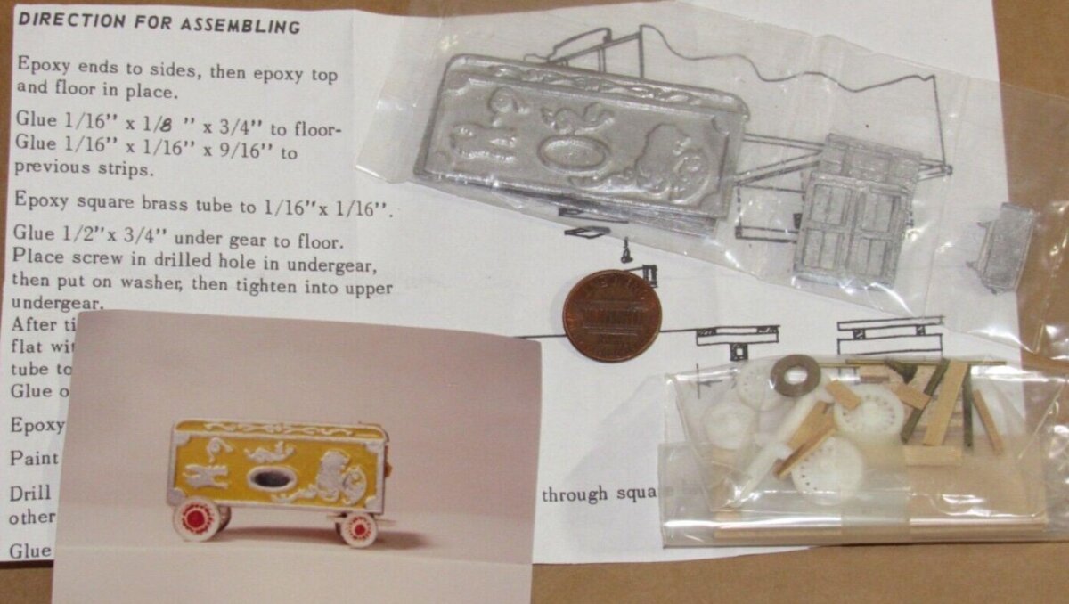 CTM 3 HO Scale Taylor Circus Dragon & Mirror Wagon Kit