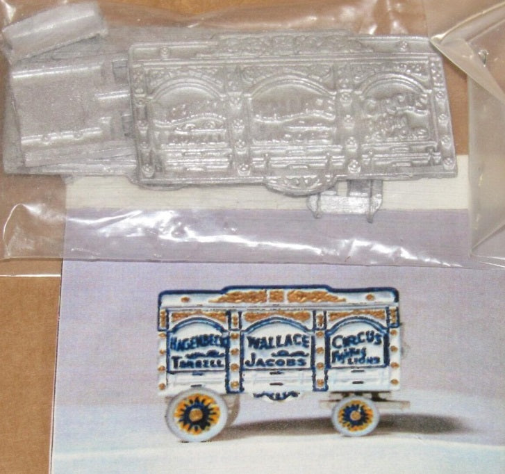 CTM 16 HO Scale H-W Terrell Jacobs Fighting Lion Cage Wagon Kit