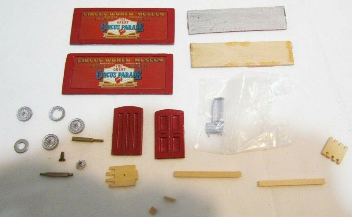 CTM 9 HO Scale Circus Parade Baggage Wagon Kit