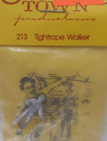 Circus Town 213 HO Scale Tightrope Walker Unpainted Metal Figure