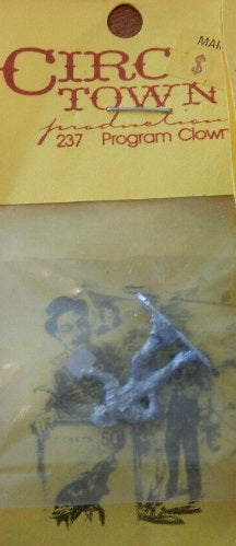 Circus Town 237 HO Scale Program Clown Metal Unpainted Figure