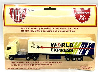 IHC 921 HO Diecast World Express 40'' Tractor Trailer