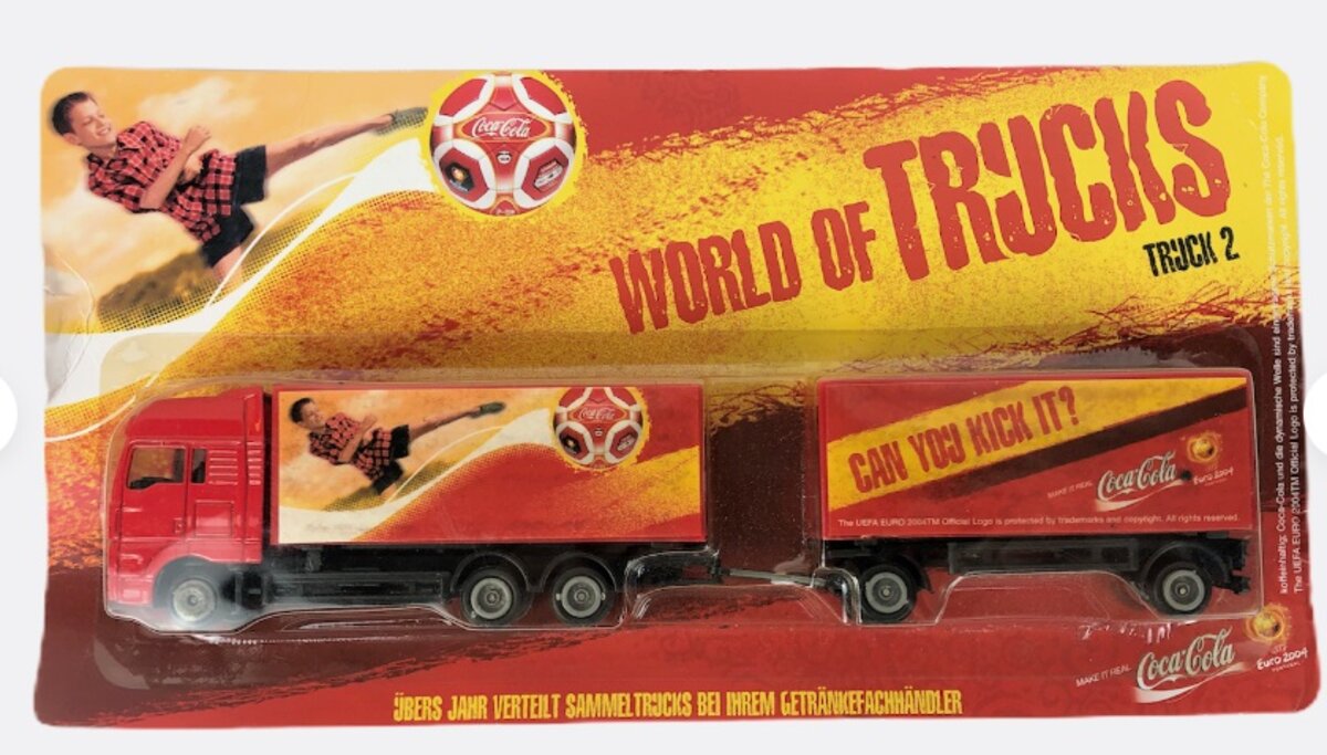 Acme 2004 HO Euro 2004 Coca-Cola World of Trucks Truck & Trailer 8.5