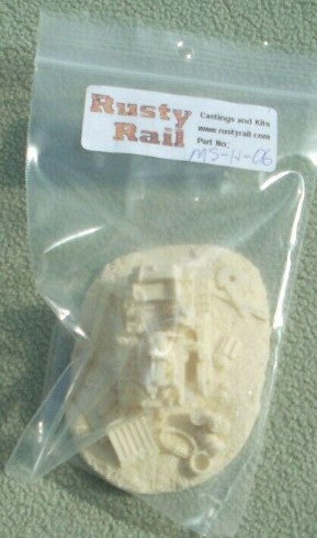 Rusty Rails MS-H-06 HO Bulldozer Junk Pile Castings and Kits