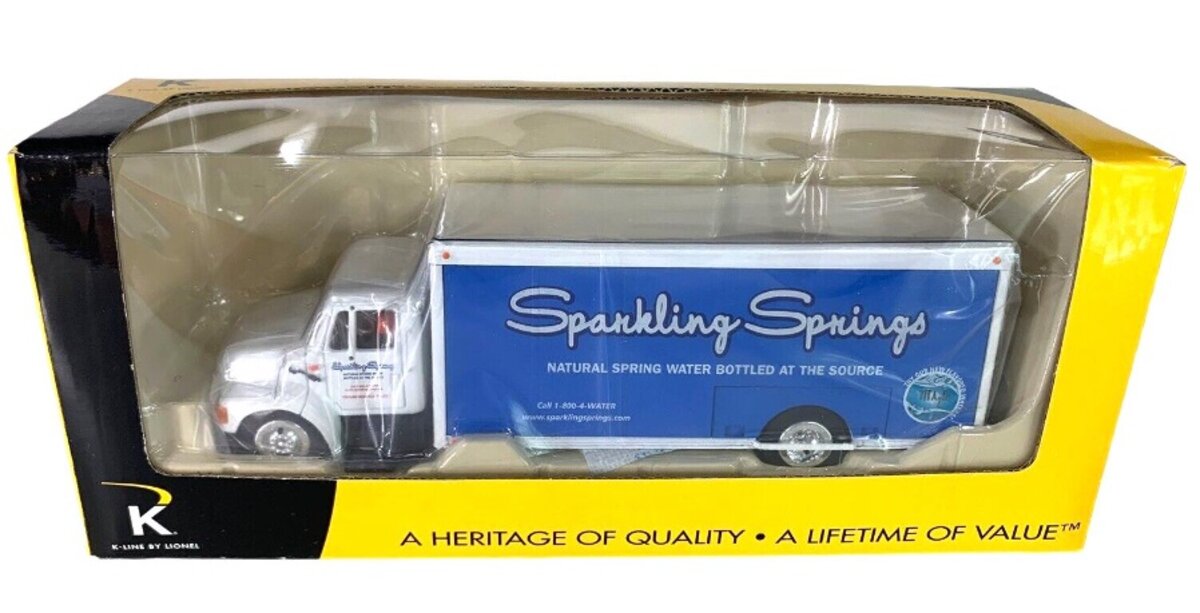 K-Line 6-22505 O Gauge By Lionel Sparkling Springs Beverage Truck