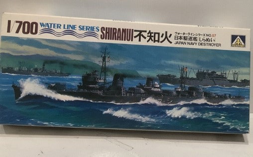 Aoshima WL.D057.200 1:700 Water Line Series Shiranui Japan Navy Destroyer Kit