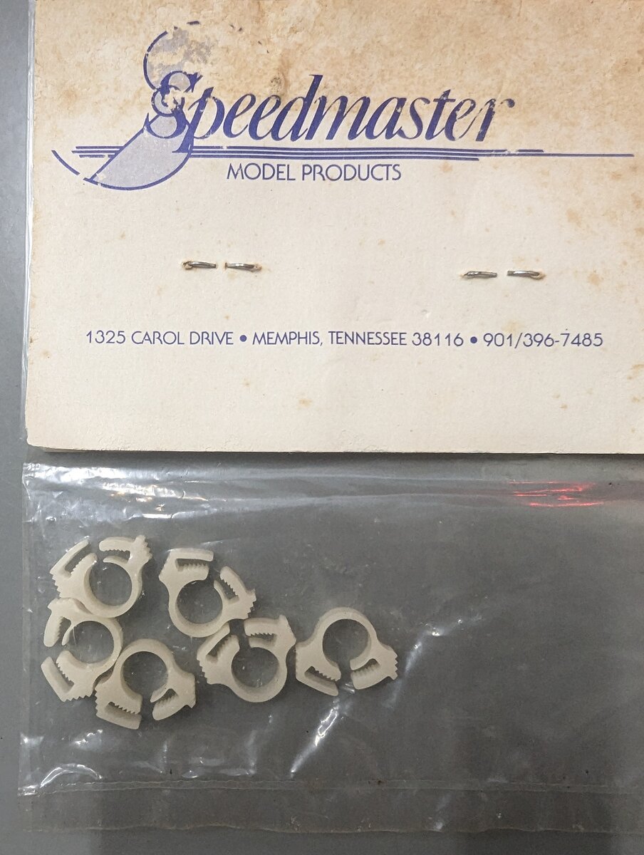 Speedmaster Model Products 1001 Hose Clamps 1/4" Water & Fuel Lines (Pack of 6)