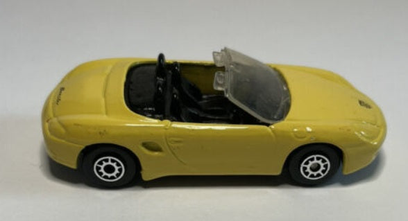 Maisto 21001-1601 1:64 Yellow Porsche Convertible