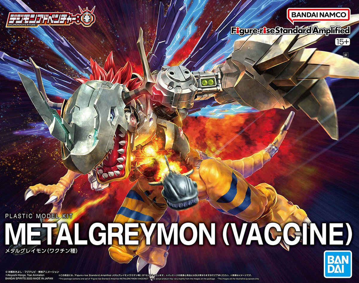 Bandai 2666710 Digimon Adventure: Metalgreymon Vaccine Plastic Model Kit