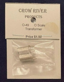 Crow River Products O-49 O Scale Diecast Transformer (Pack of 2)