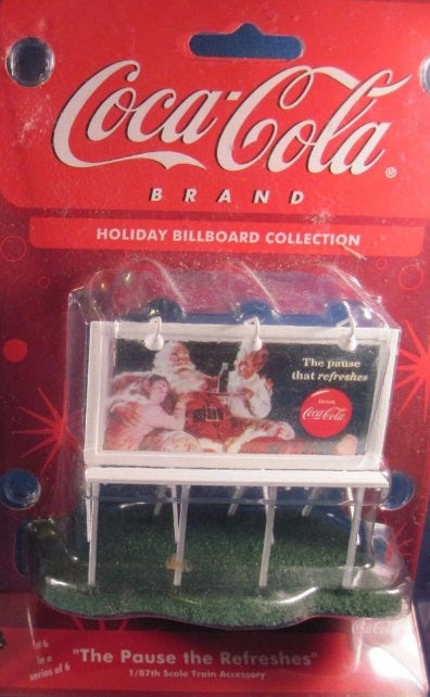 Athearn 8267 HO Coca-Cola The Pause The Refreshes Holiday Billboard Collection