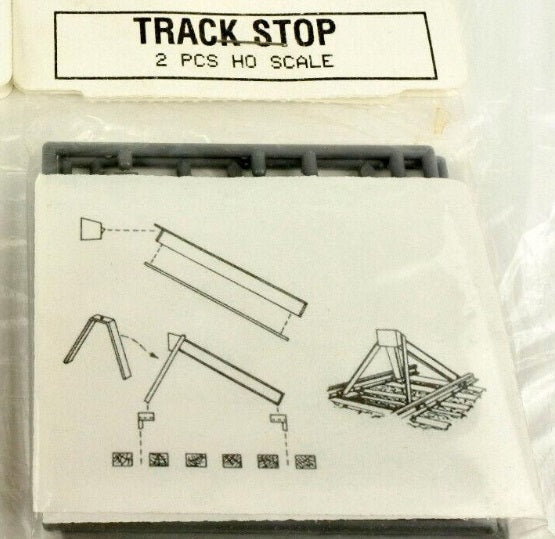 Tichy 1005 HO Scale Track Stop Plastic Kit (Pack of 2)