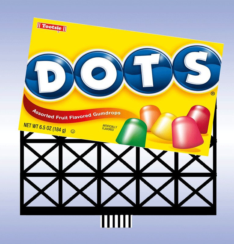Miller Engineering 447002 HO/N Small 2.2" x 2.1" DOTS Billboard