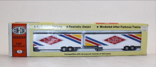 Con-Cor 0004-008148 HO Colonel Barnum Shows Moving Van 48' Trailers (Set of 2)