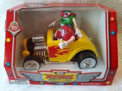 M&M's 10558 Rebel Without A Clue Hot Rod Candy Dispenser