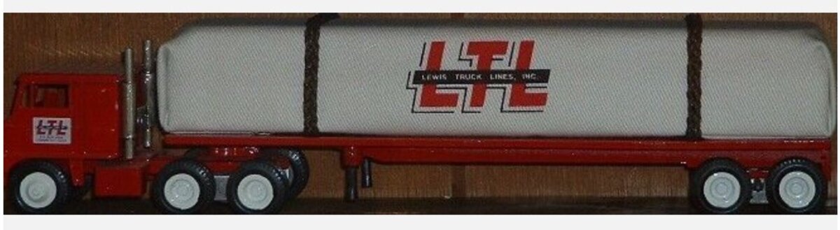 Winross 41-8 1:64 L.T.L "Lewis Truck Lines" Tractor Trailer w/Load