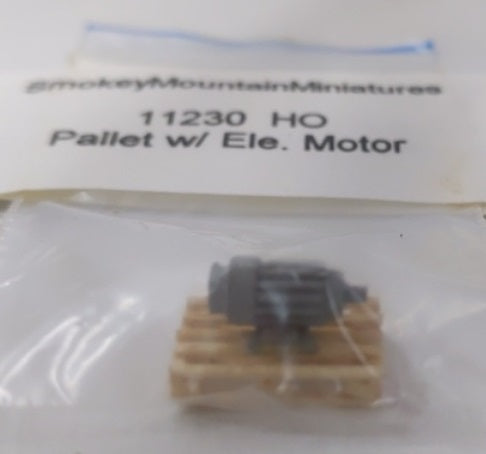 Smokey Mountain Miniatures 11230 HO Scale Pallet With Electric Motor