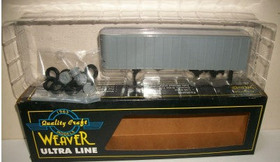 Weaver U25000 O Scale 35' Undecorated Trailer