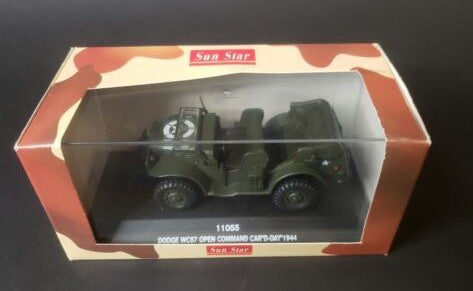 Sun Star 11055 1:43 Dodge WC57 D-Day, 1944 Open Command Car